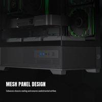 Gamemax кутия Case EATX - Vista 2 MB - 3 x 120 mm... - 11