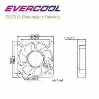 Evercool Вентилатор Fan 50x50x10 2Ball (4500 RPM)... - 2 Evercool Вентилатор Fan 50x50x10 2Ball (4500 RPM)... - 2