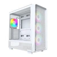 Montech кутия Case ATX - X5 (W) - 4 A-RGB fans, USB-C - 1