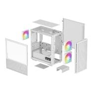 DeepCool кутия Case mATX - CH360 DIGITAL WH - 12