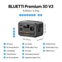Bluetti Преносима електростанция Portable Power Station Premium 30 V2 - 9