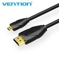 Vention Кабел Micro HDMI2.0 Cable 1.5M Black - VAA-D03-B150 - 1