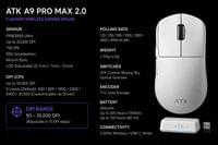 ATK професионална геймърска мишка Wireless Gaming Mouse... - 3