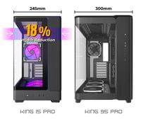 Montech кутия Case mATX - KING 15 PRO (B) - 4 x 120 mm... - 7