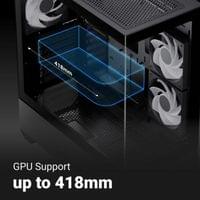 AeroCool кутия Case ATX - P500D Digi-G-BK-v1 - Digital... - 9