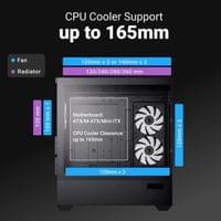 AeroCool кутия Case ATX - P500D Digi-G-BK-v1 - Digital... - 10