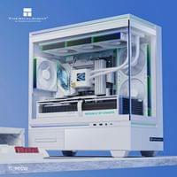 Thermalright кутия Case mATX - TL-M10 White - 4 x 120 mm... - 2