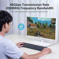 Vention Кабел LAN SFTP Cat.8 Patch Cable - 1M Black 40Gbps - IKABF - 2