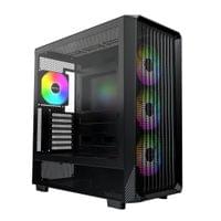 Montech кутия Case ATX - X5 (B) - 4 A-RGB fans, USB-C - 1