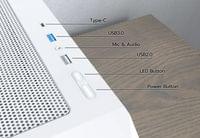 Montech кутия Case ATX - X5 (B) - 4 A-RGB fans, USB-C - 7