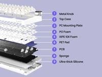 Ajazz геймърска механична клавиатура Wireless Gaming... - 7