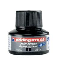 Мастило Edding BTK-25 За маркери за бяла дъска, 25 ml Черно - 1