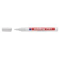 Paint маркер Edding 751 Объл връх 1-2 mm Бял - 1