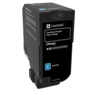 Lexmark 74C20C0 оригинална тонер касета (циан) - 1 Lexmark 74C20C0 оригинална тонер касета (циан) - 1