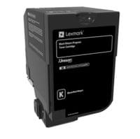 Lexmark 74C20K0 оригинална тонер касета (черен) - 1