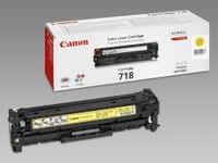 Canon Cartridge 718 оригинална тонер касета (жълт) - 1 Canon Cartridge 718 оригинална тонер касета (жълт) - 1