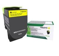 Lexmark 71B20Y0 оригинална тонер касета (жълт) - 1 Lexmark 71B20Y0 оригинална тонер касета (жълт) - 1