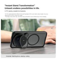 Magsafe Калъф за Honor Magic 8 Pro, Nillkin CamShield Prop Mag Case, Черен - 6