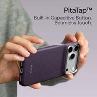 Magsafe Калъф за iPhone 18 Pro/ 17 Pro, Pitaka Edge PTK Weaving Case Charoite Purple, Лилав - 9 Magsafe Калъф за iPhone 18 Pro/ 17 Pro, Pitaka Edge PTK Weaving Case Charoite Purple, Лилав - 9