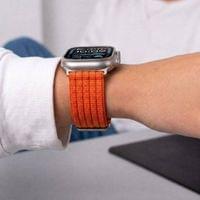 Текстилна Каишка за Apple Watch 44/ 45/ 46/ 49mm, Tech-Protect Nylon Sport Band, Оранжев - 6