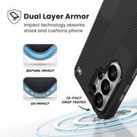 Magsafe Калъф за Samsung S26 Ultra, Speck Presidio2 Grip Magnet Case, Черен - 4