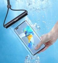 Универсален Водоустойчив Калъф, Baseus Waterproof Case, Прозрачен - 2