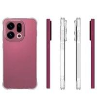 Противоударен Силиконов Калъф за Oppo Find X9, GKK Crystal Armor Case, Прозрачен - 4