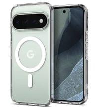 Magsafe Калъф за Google Pixel 11 Pro, Spigen Ultra Hybrid Mag Fit Case Clear/White, Прозрачен - 1
