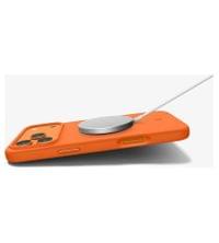 Magsafe Калъф за iPhone 17 Pro, Spigen Silicone Fit Mag Case, Оранжев - 5 Magsafe Калъф за iPhone 17 Pro, Spigen Silicone Fit Mag Case, Оранжев - 5
