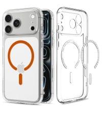 Magsafe Калъф за iPhone 18 Pro/ 17 Pro, Spigen Ultra Hybrid Mag Fit Case Clear/Orange, Прозрачен - 5 Magsafe Калъф за iPhone 18 Pro/ 17 Pro, Spigen Ultra Hybrid Mag Fit Case Clear/Orange, Прозрачен - 5