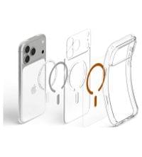 Magsafe Калъф за iPhone 18 Pro/ 17 Pro, Spigen Ultra Hybrid Mag Fit Case Clear/Orange, Прозрачен - 9 Magsafe Калъф за iPhone 18 Pro/ 17 Pro, Spigen Ultra Hybrid Mag Fit Case Clear/Orange, Прозрачен - 9