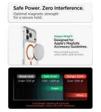 Magsafe Калъф за iPhone 18 Pro/ 17 Pro, Spigen Ultra Hybrid Mag Fit Case Clear/Orange, Прозрачен - 12 Magsafe Калъф за iPhone 18 Pro/ 17 Pro, Spigen Ultra Hybrid Mag Fit Case Clear/Orange, Прозрачен - 12
