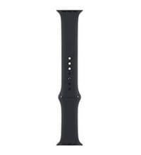 Оригинална Силиконова Каишка за Apple Watch 44/ 45/ 46/ 49mm, Sport Band MKUZ3AM/A Midnight, Черен - 2