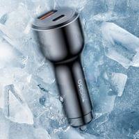 Зарядно за Кола USB-C/A, Yesido Y65 100W 5A PD/QC3.0, Черен - 2