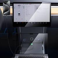 Зарядно за Кола USB-C/A, Yesido Y65 100W 5A PD/QC3.0, Черен - 5