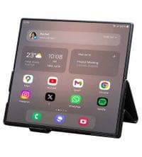 Кожен Калъф за Samsung Z Fold 8 Ultra, Qialino Leather Book Case, Черен - 3