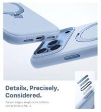 Magsafe Калъф за iPhone 18 Pro Max/ 17 Pro Max, Torras QPRO Silicone Mag Case, Син - 3 Magsafe Калъф за iPhone 18 Pro Max/ 17 Pro Max, Torras QPRO Silicone Mag Case, Син - 3