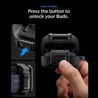 Противоударен Калъф за Samsung Buds 4 Pro/ 4, Spigen Lock Fit Case, Черен - 6