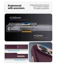 Magsafe Калъф за iPhone 18 Pro/ 17 Pro, Spigen Nano Pop Mag Fit Case Burgundy, Бордо - 6 Magsafe Калъф за iPhone 18 Pro/ 17 Pro, Spigen Nano Pop Mag Fit Case Burgundy, Бордо - 6