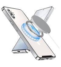 Magsafe Калъф за Samsung Note 10 Plus, Metal Case, Сребрист - 2
