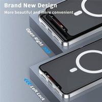 Magsafe Калъф за Samsung Note 10 Plus, Metal Case, Сребрист - 7