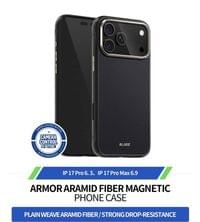 Magsafe Калъф за iPhone 17 Pro, Blueo Armor Aramid Fiber Case, Черен - 2