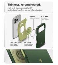 Magsafe Калъф за iPhone 18 Pro Max/ 17 Pro Max, Spigen Nano Pop Hybrid Mag Fit Case, Зелен - 8 Magsafe Калъф за iPhone 18 Pro Max/ 17 Pro Max, Spigen Nano Pop Hybrid Mag Fit Case, Зелен - 8