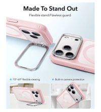 Magsafe Калъф за iPhone 18 Pro Max/ 17 Pro Max, ESR Classic Hybrid Kickstand Frosted Mag Case, Розов - 2 Magsafe Калъф за iPhone 18 Pro Max/ 17 Pro Max, ESR Classic Hybrid Kickstand Frosted Mag Case, Розов - 2