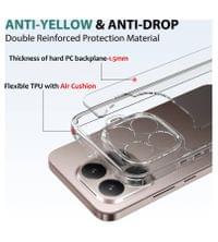 Калъф за Xiaomi 17T Pro, GKK Hybrid Clear Case, Прозрачен - 4 Калъф за Xiaomi 17T Pro, GKK Hybrid Clear Case, Прозрачен - 4