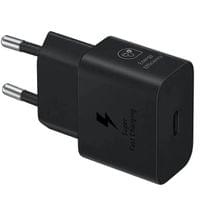 Оригинално Зарядно Samsung 25W 220v Super Fast Charger LS с USB-C Кабел EP-T2510EBE, Черен (Bulk) - 2