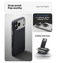 Magsafe Калъф за iPhone 18 Pro/ 17 Pro, Spigen Nano Pop Mag Fit Case, Черен - 9 Magsafe Калъф за iPhone 18 Pro/ 17 Pro, Spigen Nano Pop Mag Fit Case, Черен - 9