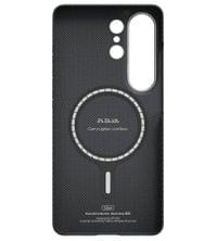 Magsafe Калъф за Samsung S26 Ultra, Pitaka Edge Case Black/Grey, Черен - 2