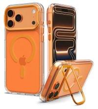 Magsafe Калъф за iPhone 18 Pro/ 17 Pro, Spigen Ultra Hybrid Optik S Mag Fit Case Clear/Orange, Прозрачен - 2 Magsafe Калъф за iPhone 18 Pro/ 17 Pro, Spigen Ultra Hybrid Optik S Mag Fit Case Clear/Orange, Прозрачен - 2