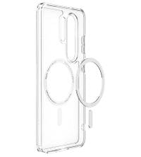 Magsafe Калъф за Samsung S26 Ultra, Spigen Ultra Hybrid White Case, Прозрачен - 3